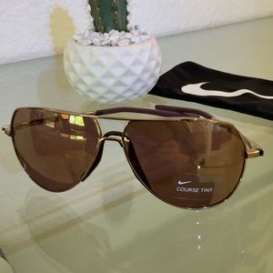 Nike Copper Course Tint Aviator Sunglass